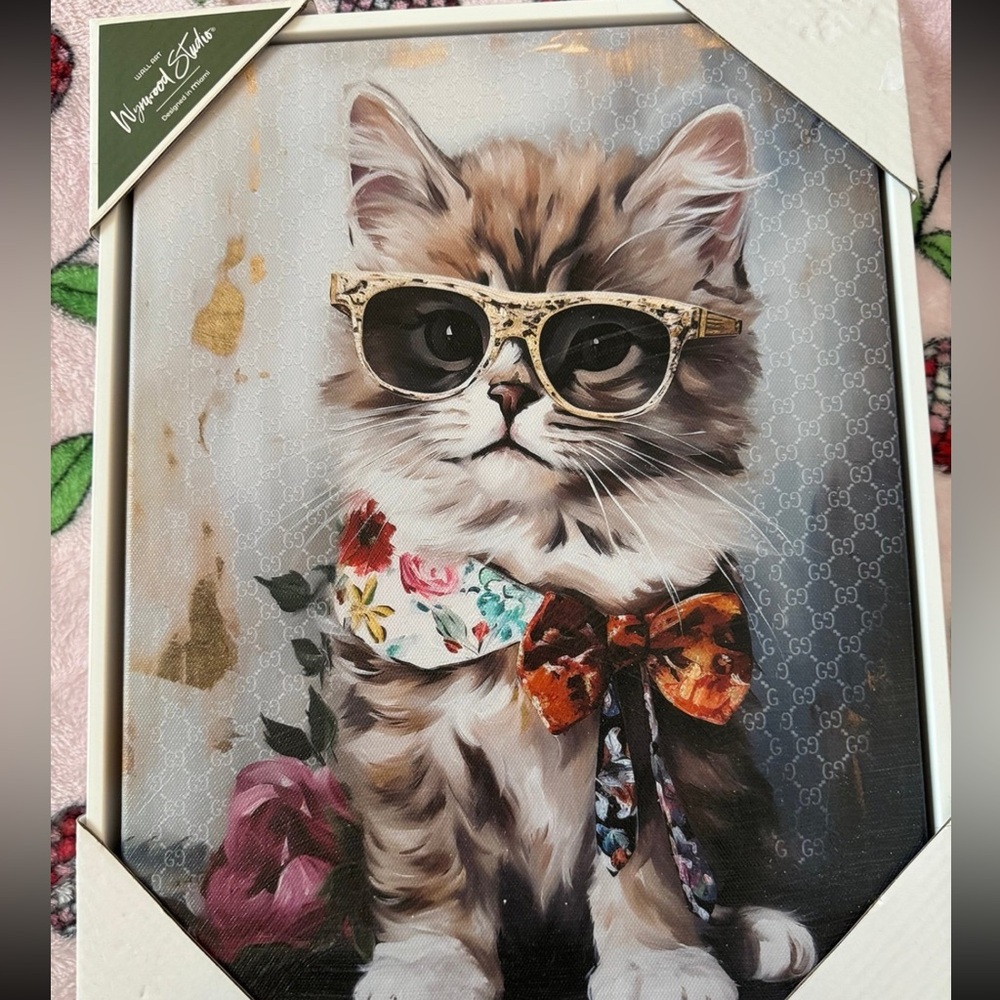 Wynwood studio cute kitten art